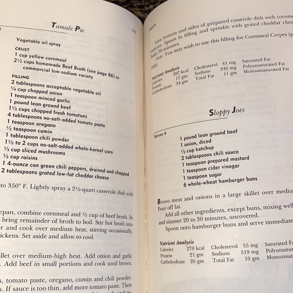 Hardcover Cookbook, American Heart Association 5th Edition - Picture 7 of 10